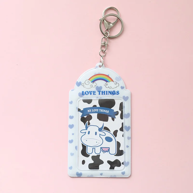 Pendant Key Ring Card Holder Korean Ins Style Photo Card Holder