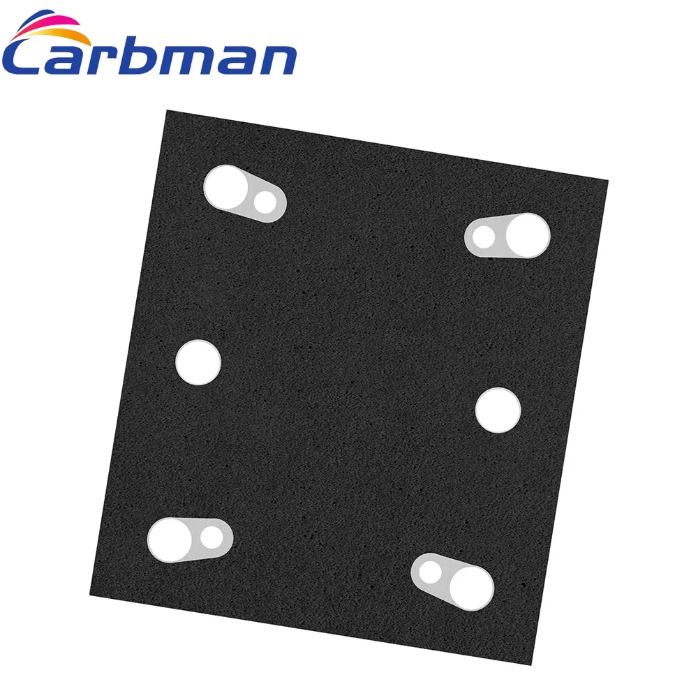Placa de apoio da almofada da lixadeira de 1/4 folhas se encaixa para Makita 158324 -9 substituição de acabamento BO4556