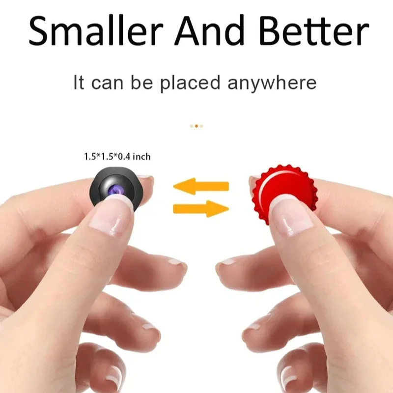 Wireless Wifi Security Camera Infrared Night Vision Hd Remote Monitoring Mini Indoor Surveillance Cam Motion Detection Recording