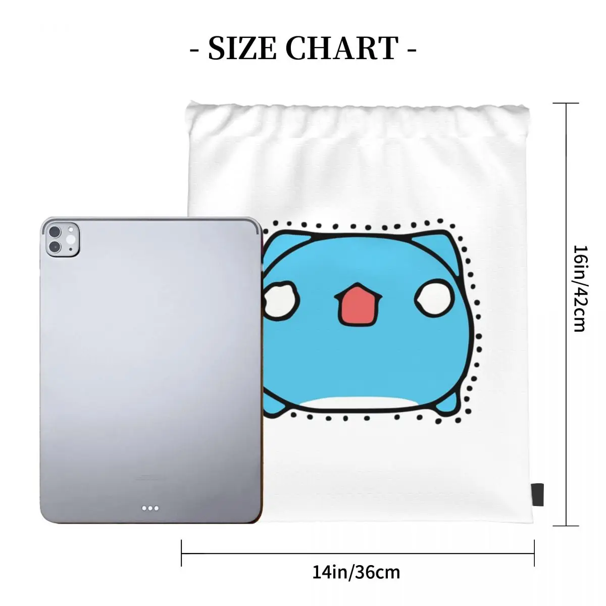 コミックキャットバグキャットバグキャットバックパックファッションポータブル巾着バッグスポーツバッグブックバッグ男性女性学生用