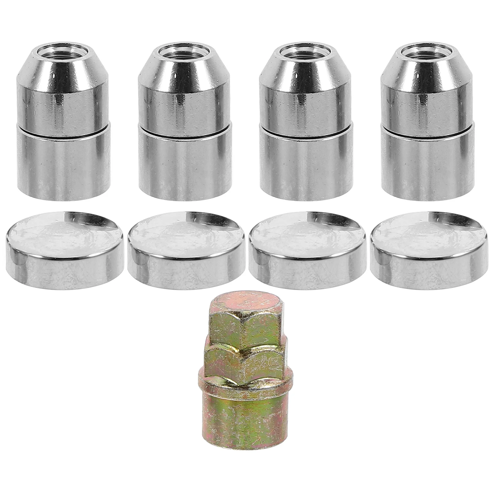 

1Set Car Security Wheel Lock Nut 12mmx1. Anti Theft Bolt Durable Tire Protection Refitting Parts Wheel Lock Nut