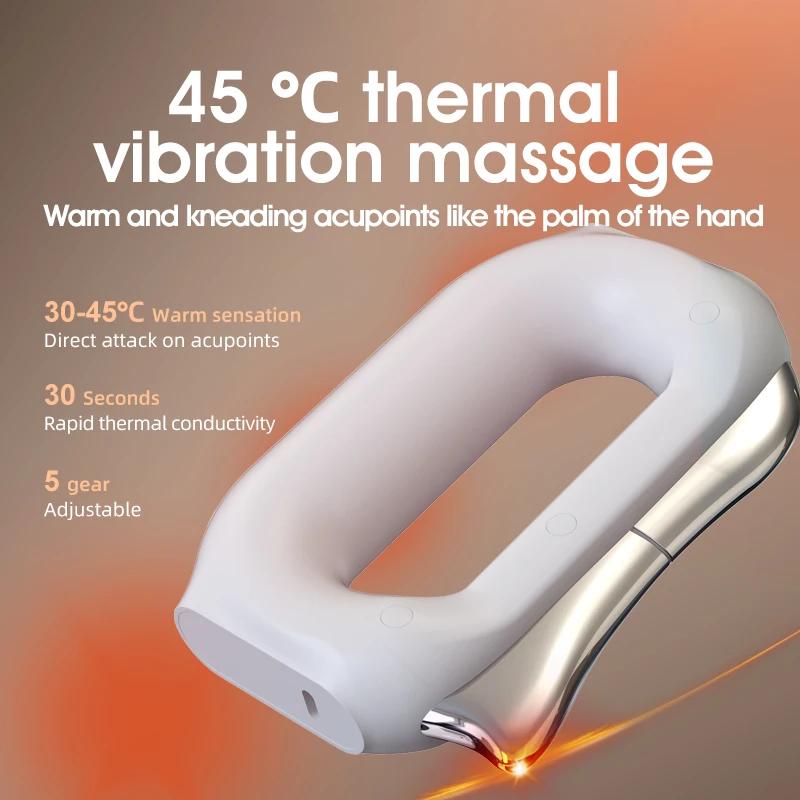Electric Fascia Gun Electric Muscle Stimulation Massage Heating Muscle Relax Electric Scraping Fascia Knife MusclePain