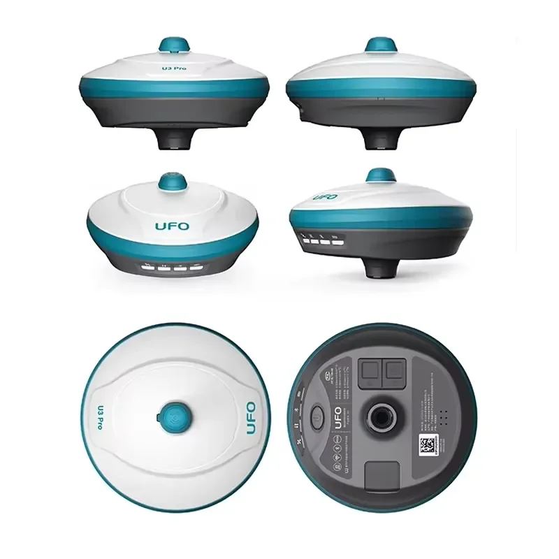 UFO U3 Rtk with Bubble and Tilt Survey Gnss Base Rover High Quality No Decode Rtk with Electric Bubble
