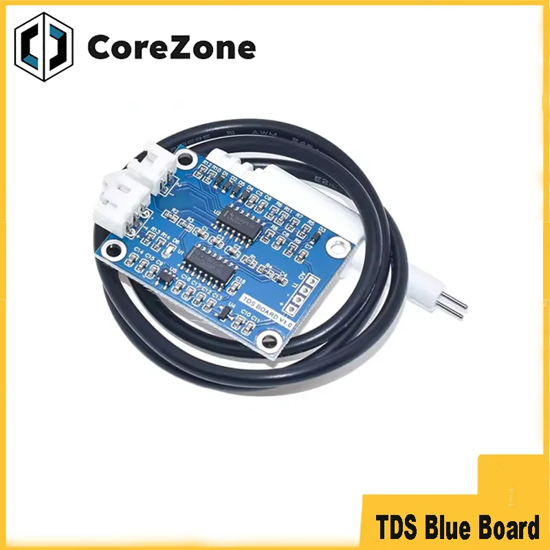 TDS Sensor Module Dissolved Solids Analog Signal Soluble Solid Water Quality Detection DS18B20 Temperature for Arduino 51/STM32