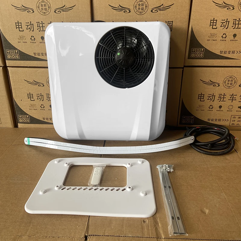 

All in One Rooftop Vehicle Battery Electric Automatic 12v 24v Dc air Conditioner for Car RV Truck