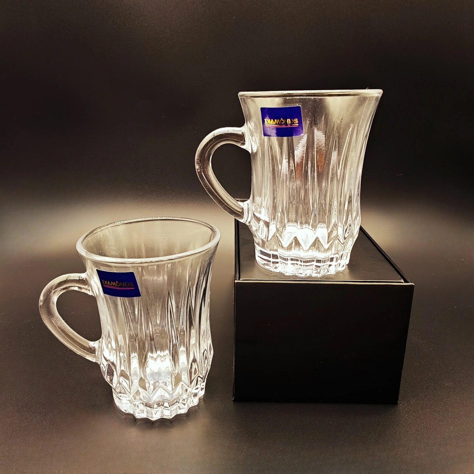

High Quality Crystal Glass Heat-resistant High Transparent Coffee Cup Water Cup Glass Mug