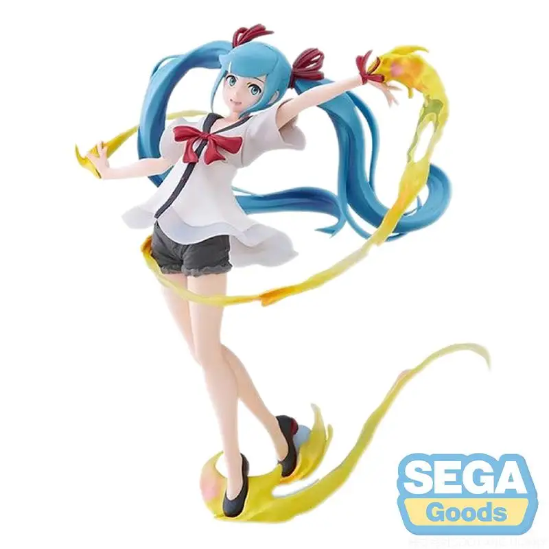 

Оригинальные фигурки SEGA фигризим Hatsune Miku Shiny T.R из ПВХ, фигурки героев аниме, модели игрушек