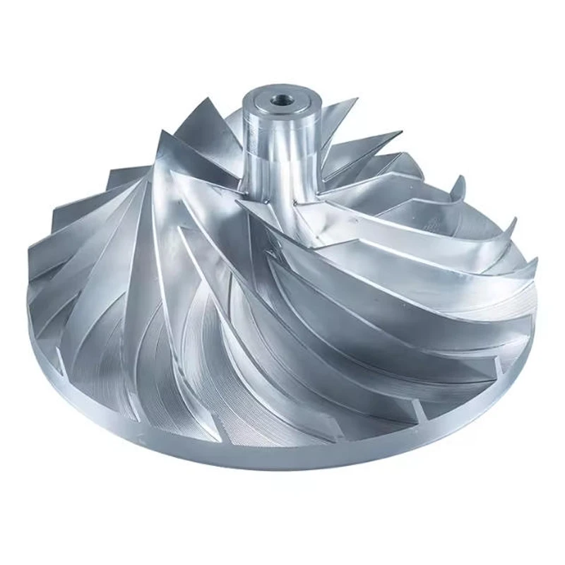

Custom 5 Axis CNC Machining Automotive Spiral Fan Blades Milling Auto Parts CNC Lathe Wheel Hub Precision Aluminum Impeller CNC