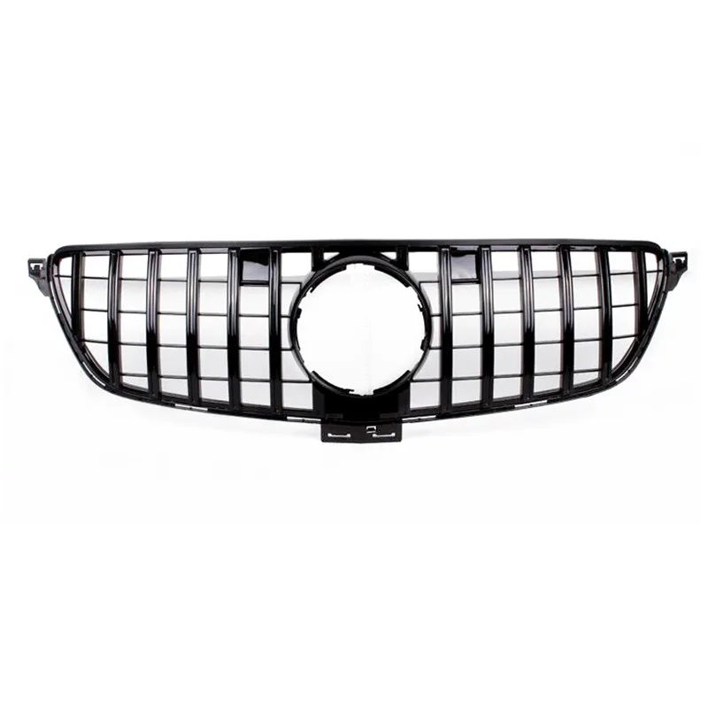 For GLE W292 COUPE Mesh Grilles 2015-2018 ABS Material AMG GT Grills Replacement front grille front bumper