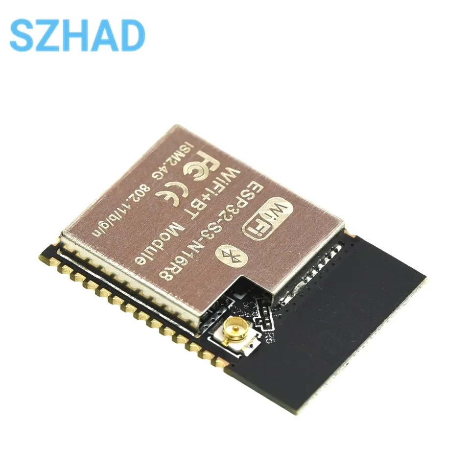 ESP32-S3-WROOM-1 ESP32-S3-N16R8 Dual-core WiFi& Bluetooth-compatible MCU Module Internet Of Things Wireless Module