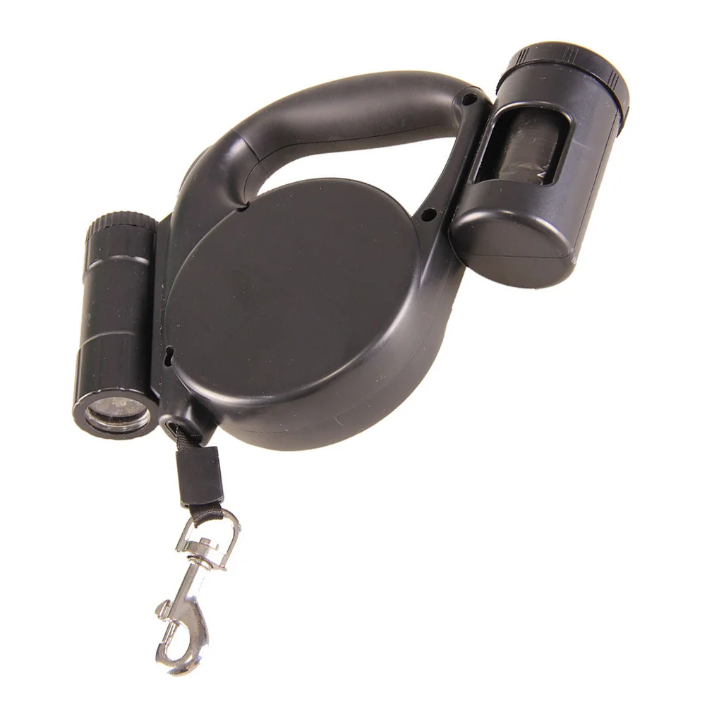 

5M Retractable Dog Leash Automatic Pet Training Lead Telescopic Traction Rope Big Handle Comfortable Grip Built-in LED Light