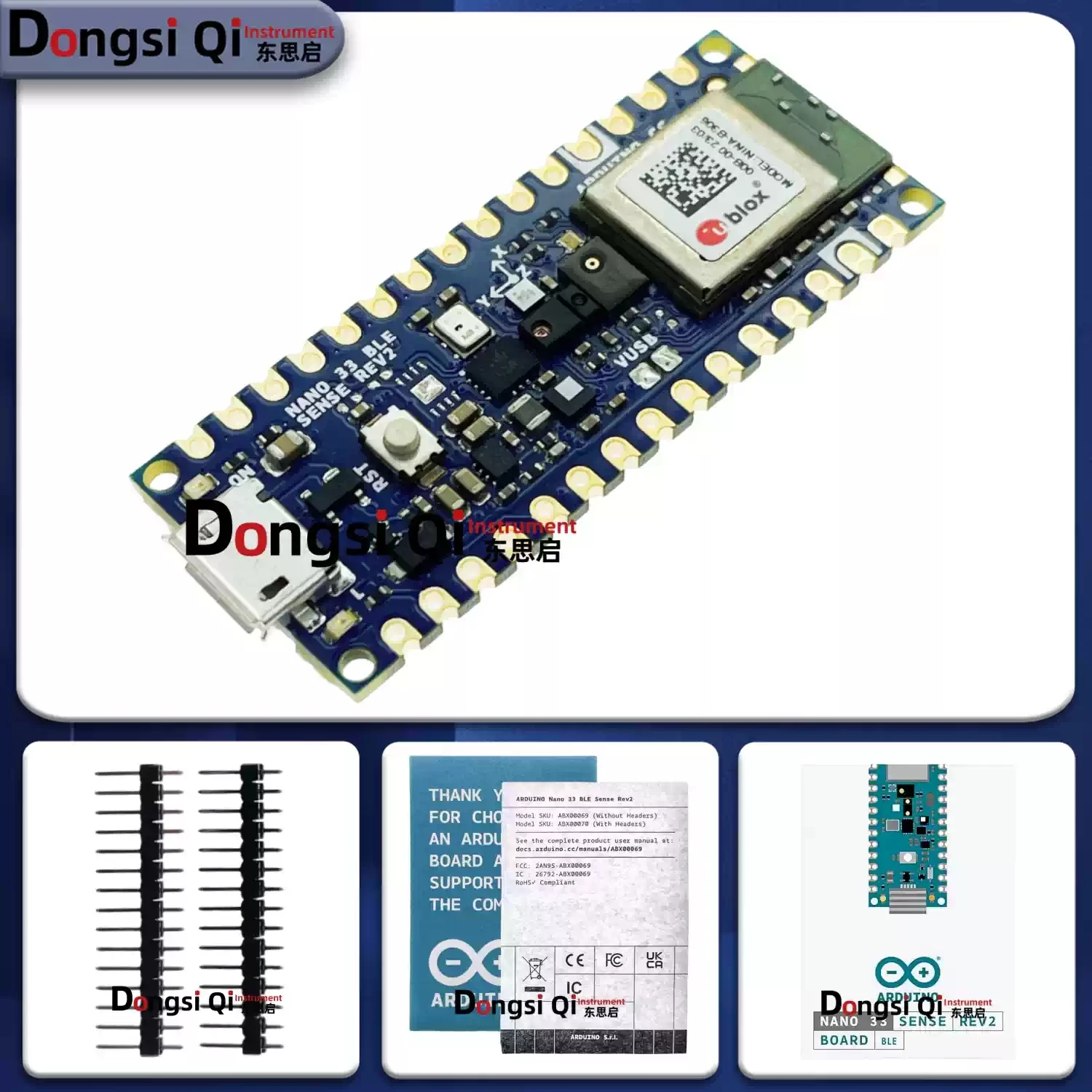 carte-de-developpement-arduino-nano-33-ble-sense-rev2-abx00069-originale-en-stock