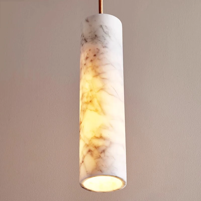 Luxury Kitchen Island Marble Pendant Light Dining Room Decoration Led Light Fixture Home Decor Bedside Hanging Lamps