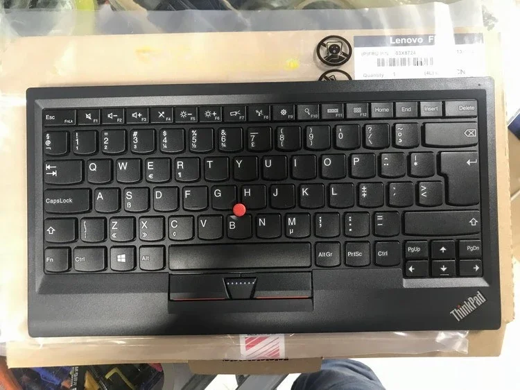 

Lenovo Thinkpad 0B47190 ku1255 USB Small Red Dot Wired Keyboard Netherlands