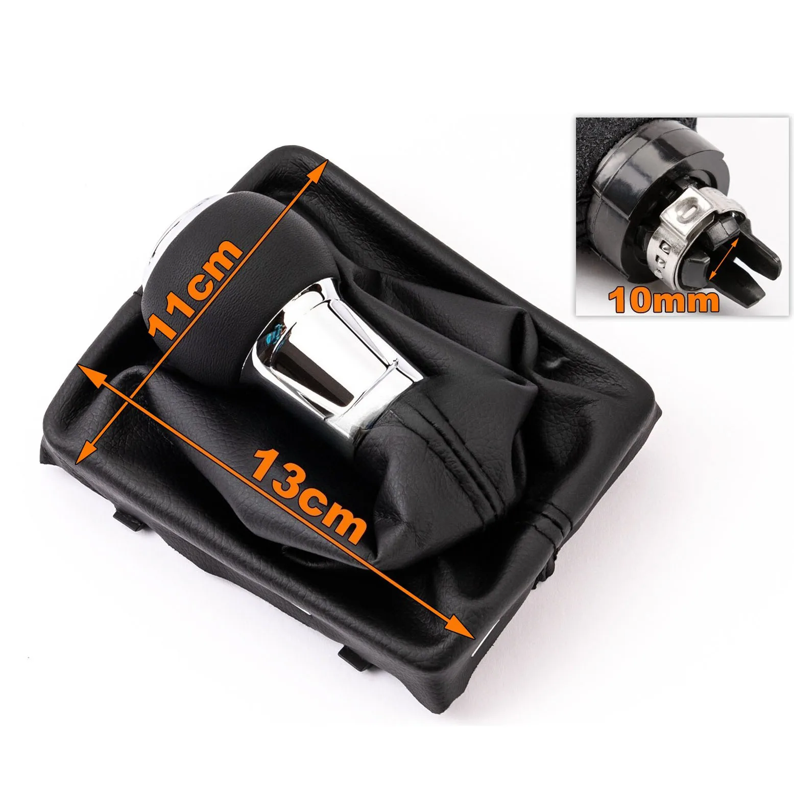 For AUDI S LINE A3 S3 8V 2012 2013 5 Gear 6 Speed Manual MT Car Shift Gear Knob With Leather Knob  Car Styling