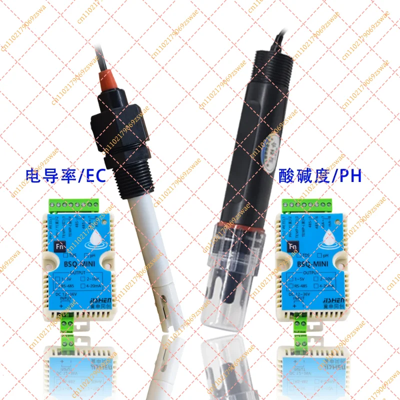 Mini EC TDS pH Sensor & Conductivity Transmitter, Water Quality Analyzer Electrode
