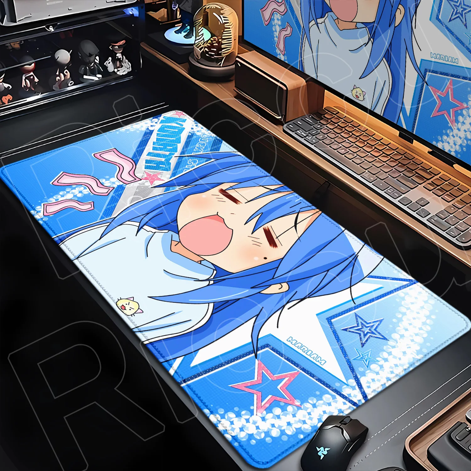 

HD Printing Anime Lucky Star Konatas Izumis Mousepad Computer Game Lock Edge Non-slip Mouse Pad XXL 900x400 Keyboard PC Desk Mat