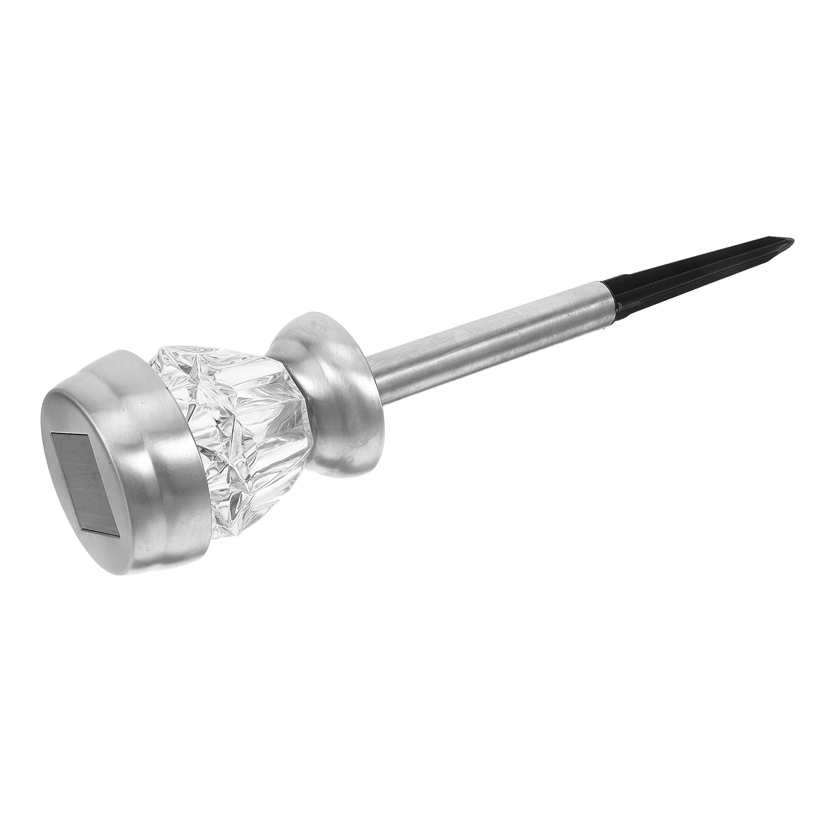 

1Set Solar Diamond-Shaped Lawn Lights Stainless Steel Outdoor Garden Waterproof LED Path Light for Sidewalk Terrace