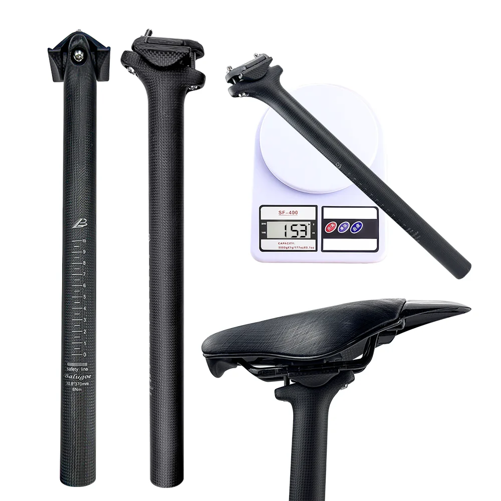 

BALUGOE MTB Bicycle Carbon Seat Post Lightweight Road Bike Seatpost for Mountain Bike Bicycle Parts