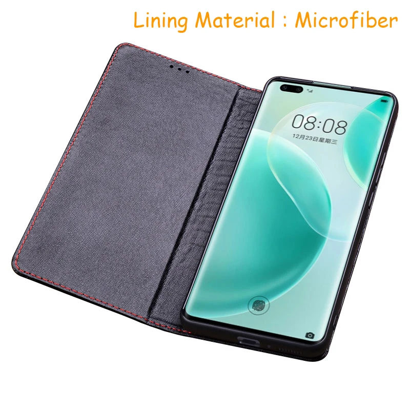 Imagem -05 - Folheto de Couro Natural para Redmi Business Flip Phone Cover Fechado Nota 12 Pro Plus 12r 12t 12s 12 11se 11s 11e 11t