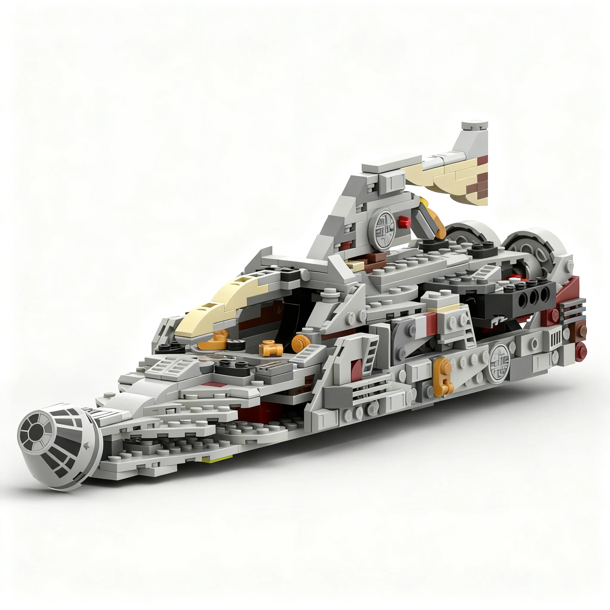 383pcs MOC Star Battle Silver Lightning Model Toy Building Blocks Architecture Christmas Gifts Craft Creative Brick Birthday