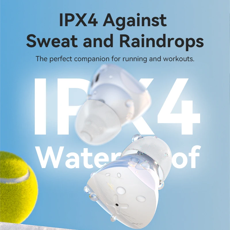 Vention Tiny T17 หูฟังไร้สายบลูทูธ 5.3 ชุดหูฟังTWS Hi-Fiสเตอริโอกีฬาพร้อมไมโครโฟนหูฟังLatencyต่ําหูฟัง