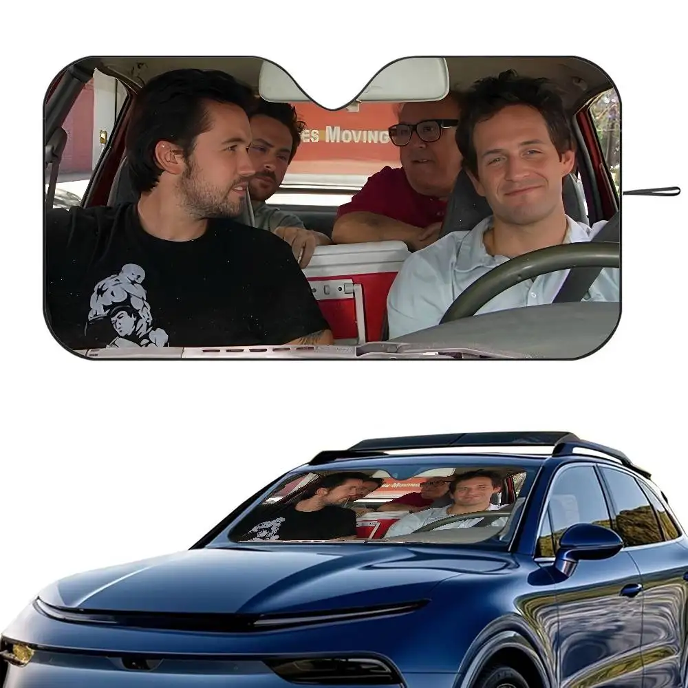 

It's Always Sunny Car SunShade Windshield Foldable Three-layer Insulation Sunshade By Suction Cup Blocks UV Rays Sun