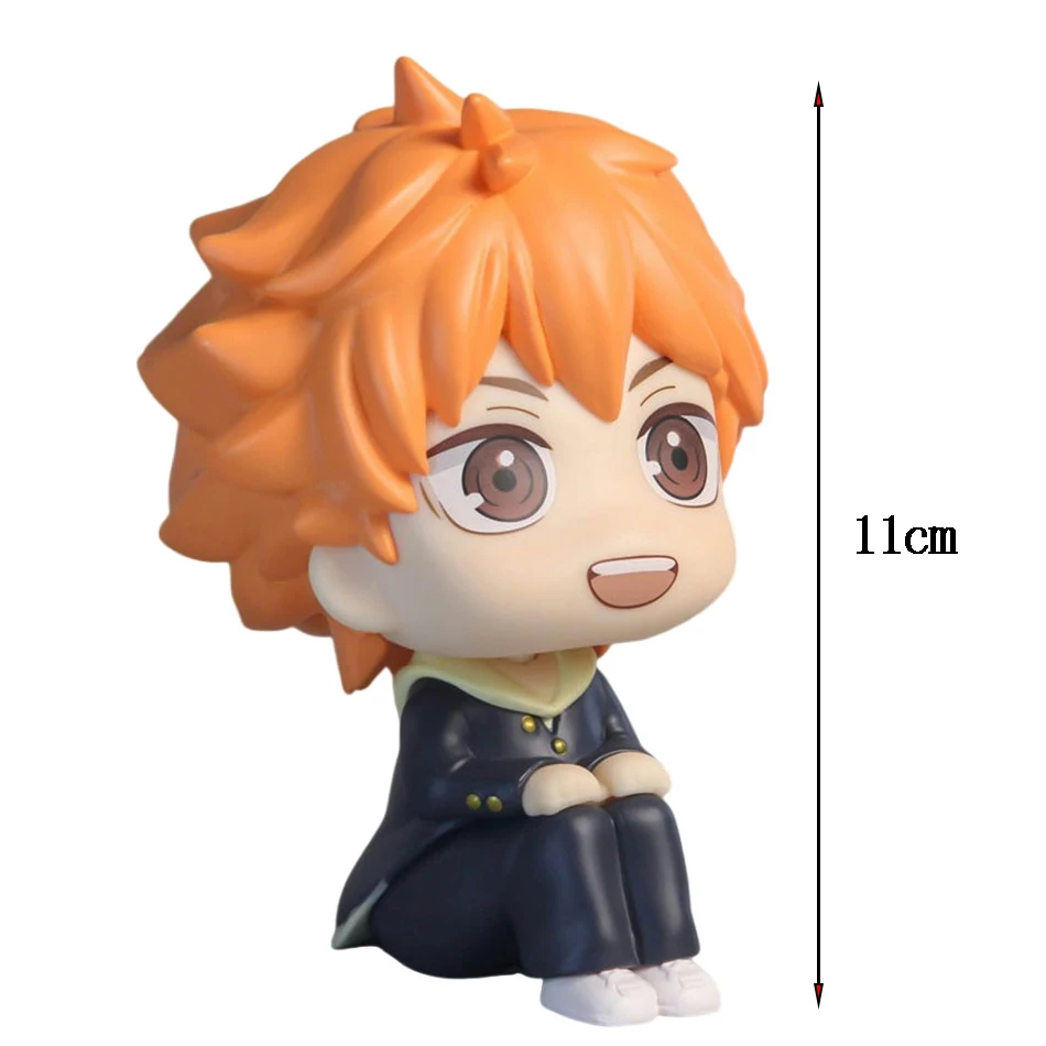 Anime Figures Shoyo Hinata Action Figures PVC Tobio Kageyama Toys for Children Collector Haikyu Model Birthday Gifts