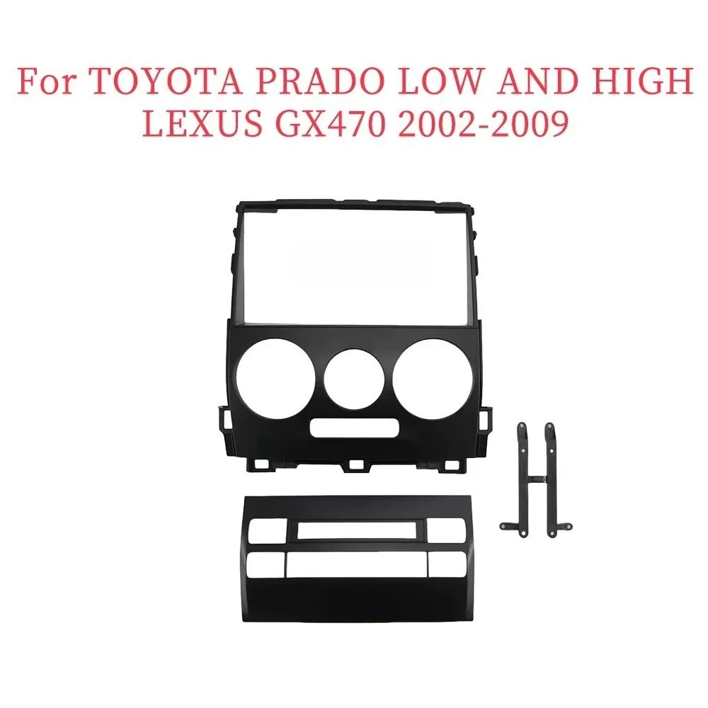 

ForToyota PRADO fj120 LEXUS GX470 2002-2009 9''Car Radio Fascia Fit Dash Kit Install Trim Panel Adapter Plate Cover Installation