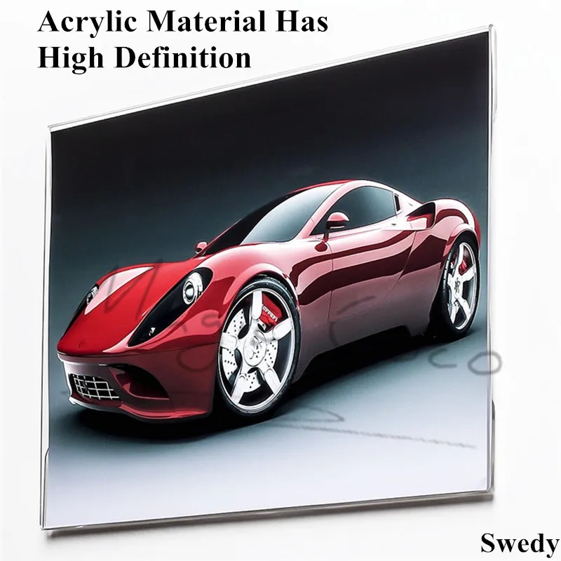 A4 Wall Mount Acrylic Sign Holder Menu Paper Card Holder Display Stand 8.5 x 11 Inches Picture Photo Ad Poster Frames