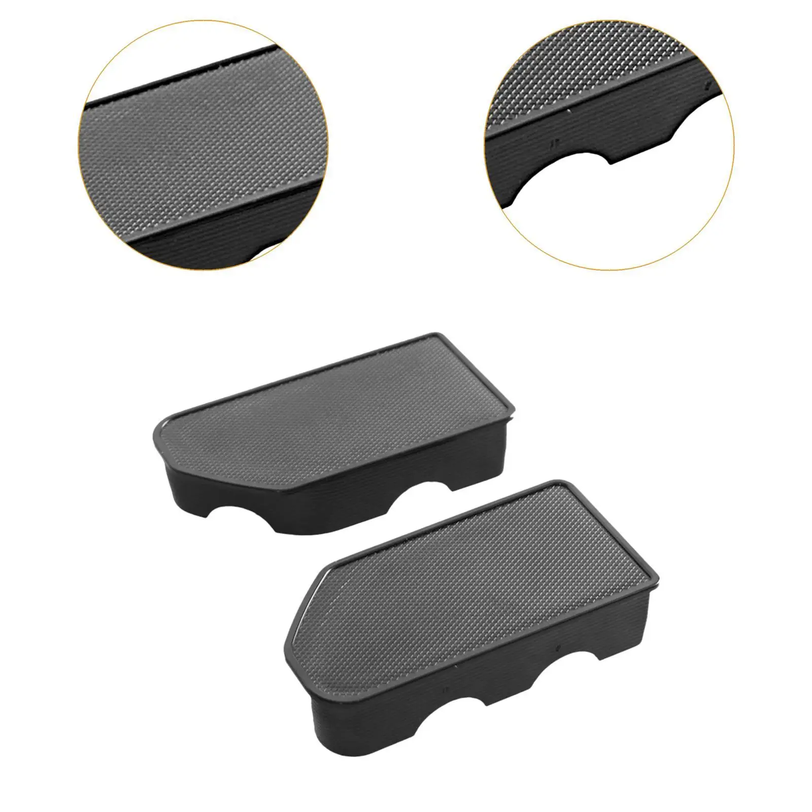 2Pcs Bed Rail Stake Pocket Covers ,Pickup Trucks Bed Rail Hole Plug Caps for Silverado 2019- 2021 Spare Part Replacement