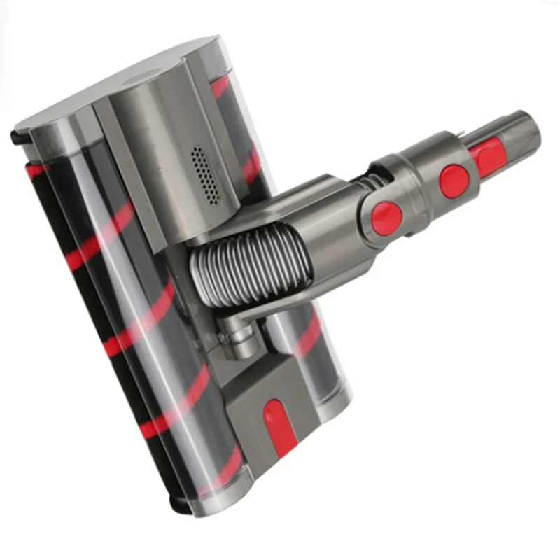 رأس محرك ABVI لـ Dyson Omni-Glide Sv19/21 رأس منظف الأسطوانة الناعمة مع فرشاة دوارة مزدوجة ملحقات مكنسة كهربائية