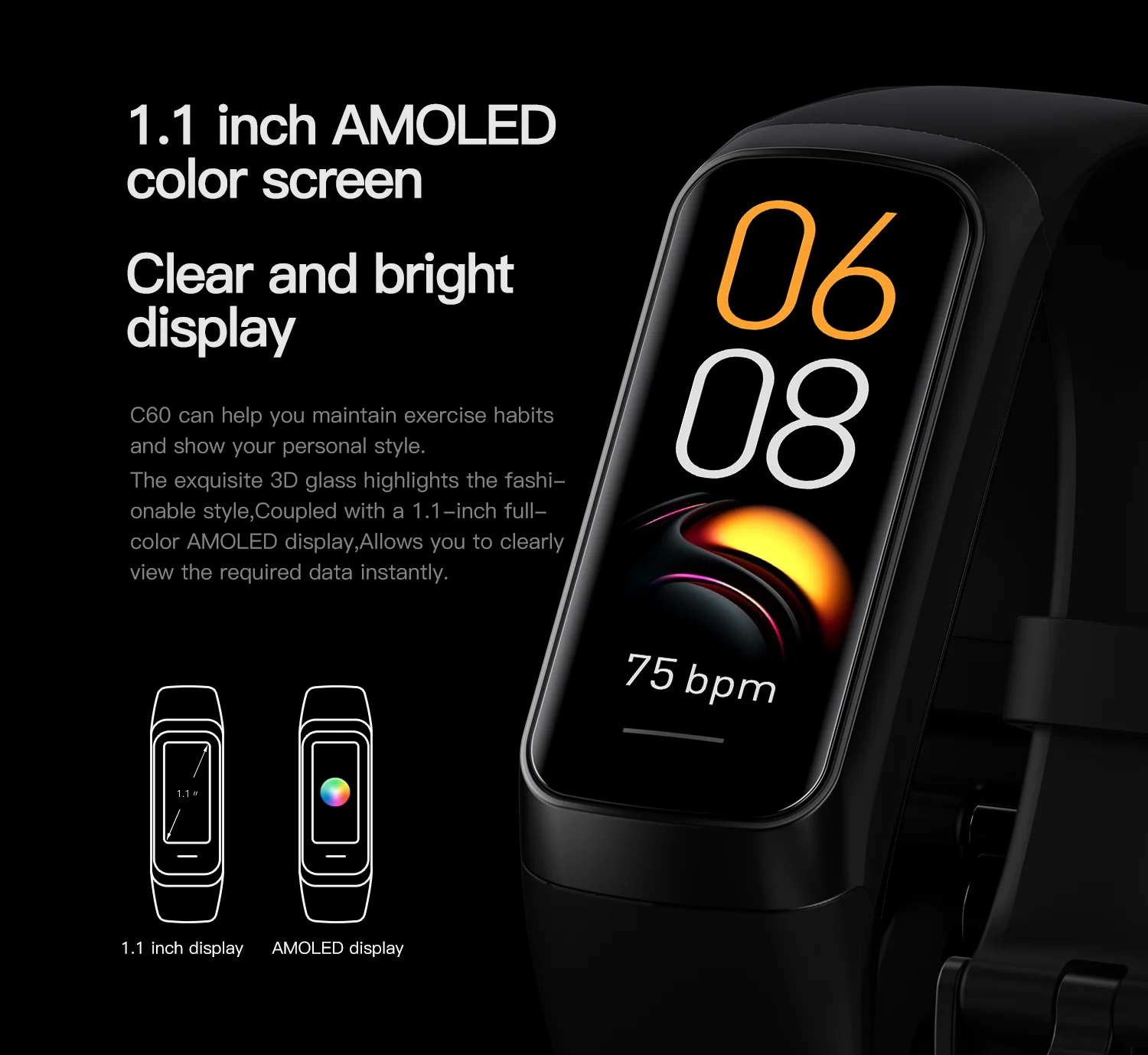 

LIGE AMOLED Smart Watch Men 2026 Smart Band Women Heart Rate Blood Smartwartch Waterproof Smart Bracelet Sport Fitness Tracker