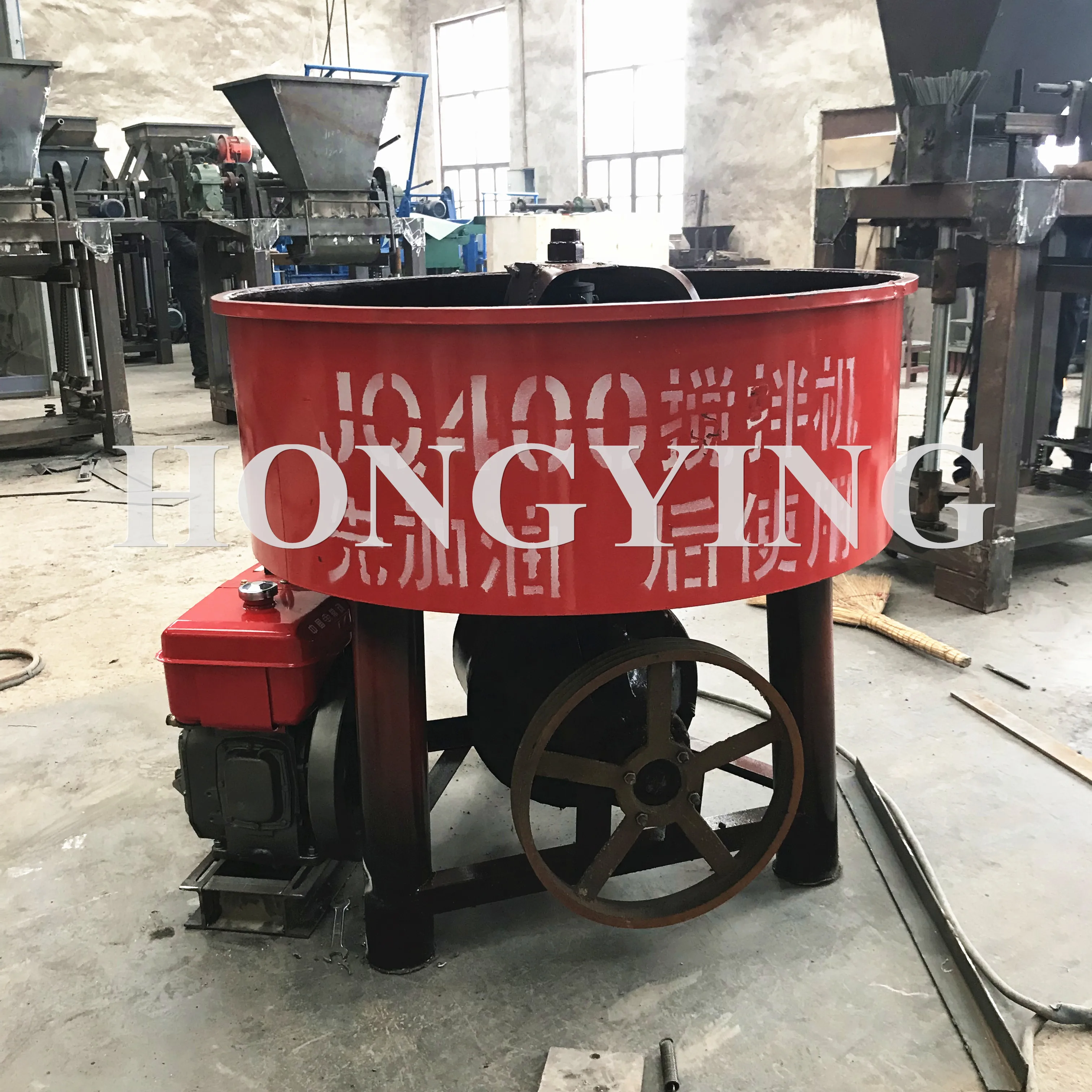 Hot Sale Mini Manual Loading Construction Equipment And Tools Pan Concrete Mixer