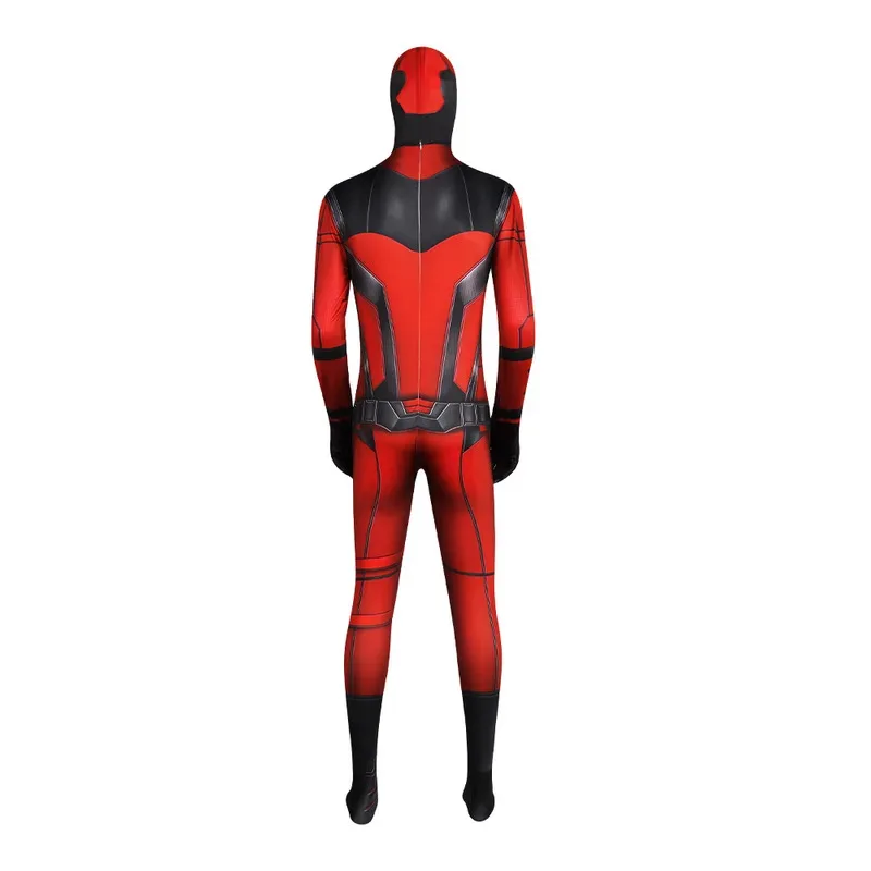 DY20Daredevil Cosplay disfraz de superhéroe Matt Murdock Spandex mono estampado tocado hombres adultos ropa de escenario de Halloween 25