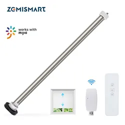 Zemismart-電動カーテン用のmihome電動ローラーモーター,17mm,25mm,チューブで充電可能,mijiaアプリケーションによるリモートコントロール