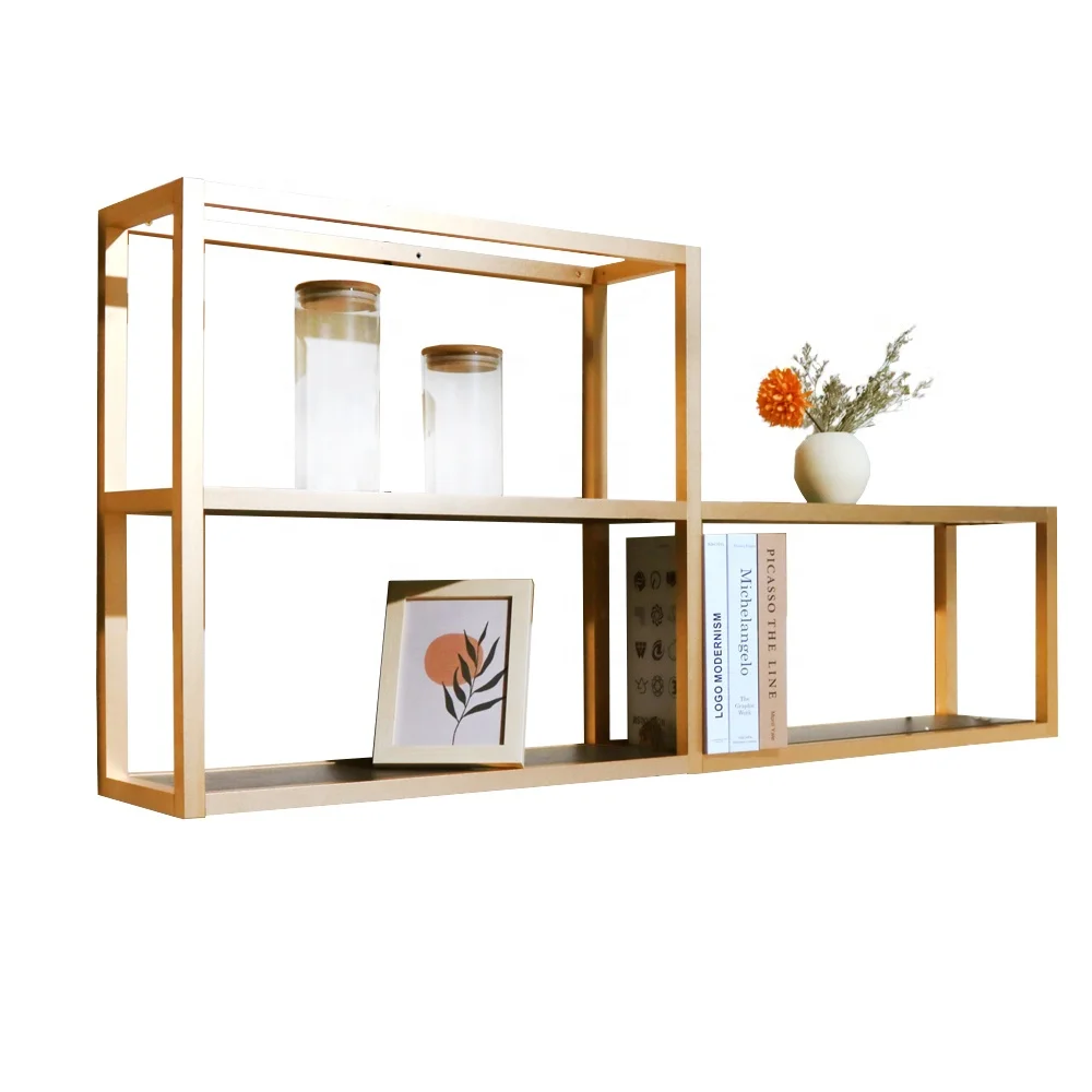 Hanging Wall Mount Shelf Metal Bookcase Storage Aluminum Living Room Furniture Wall Racks Cabinet Drawer Cupboard Dresser Modern