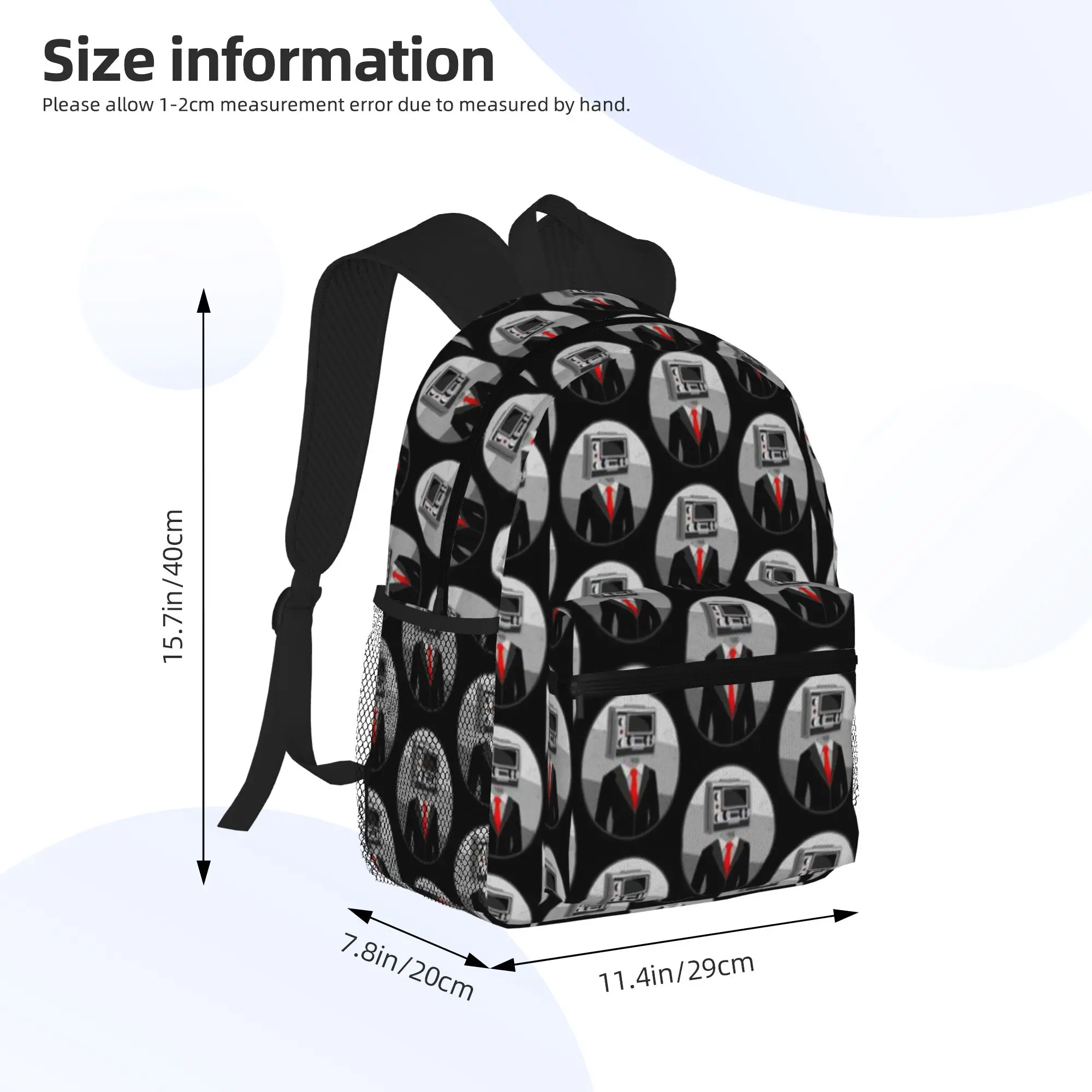 RADIO   HEAD  Casual Backpack for Students and Adults Student view 4
