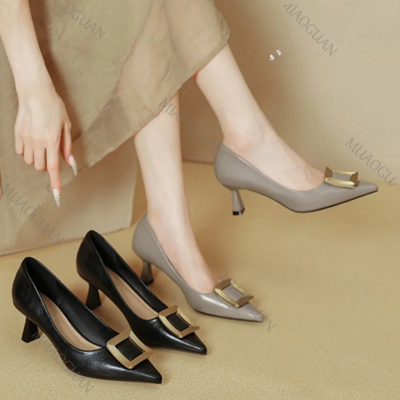 Neuer Stil Komfortable Vielseitige High Heels Büro-Pumps Leichte Bequeme Damenschuhe Mode Party Hochzeit Absatzschuhe