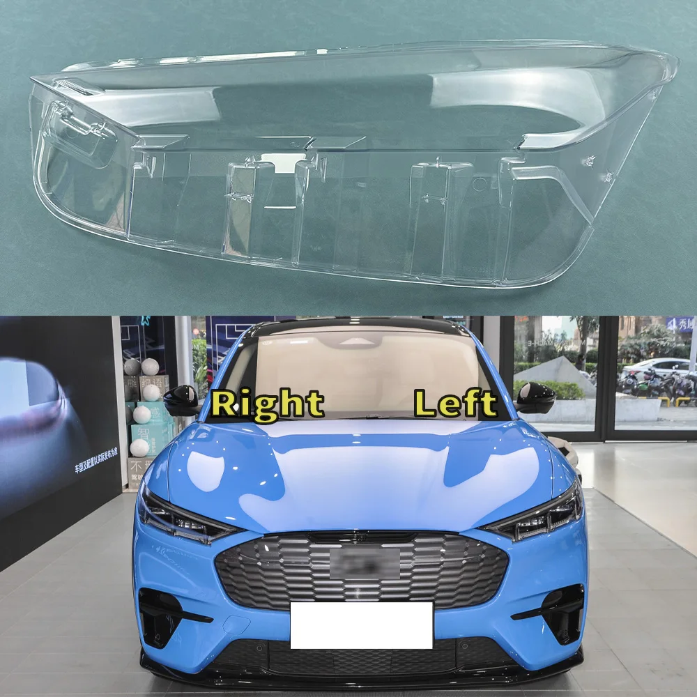 

Headlight Shell Lens Auto Replacement Parts For Ford Mustang Mach-E 2021 2022 Front Headlamp Cover Transparent Mask Lamp Shade