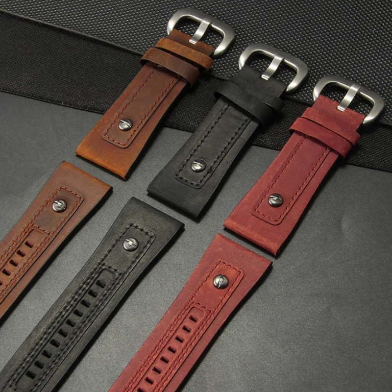 For SevenFriday P1 P2 M1 M2 S2 Q2 03 Series watchband 28mm Vintage Rivet Leather Watch Strap Replacement Bracelet Accessories