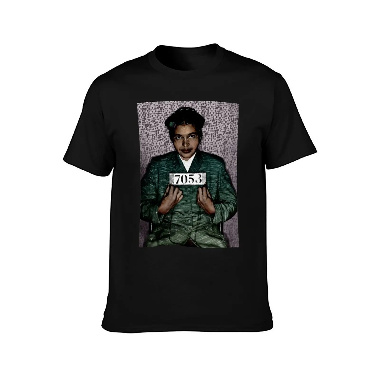 Rosa Parks Colorized Pop-Art Mugshot T-Shirt t shirt man luxury T-Shirt