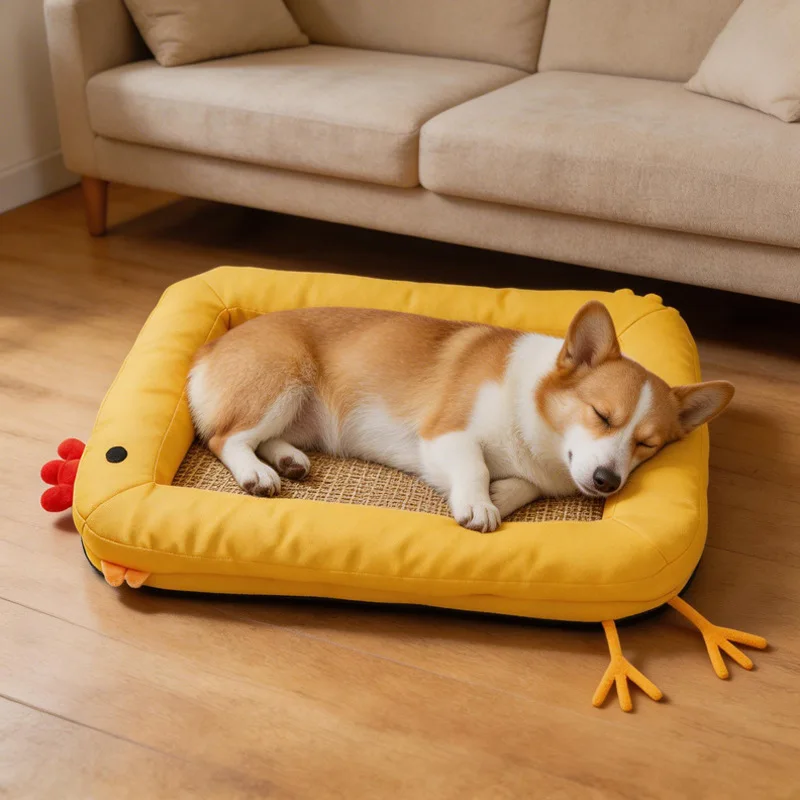 Waterproof cat and dog bed, summer removable and washable cooling mat for pets, cooling sleeping mat for cats, dogs, and chicks