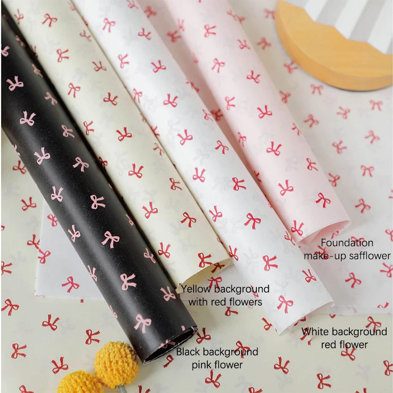 Bowknot Sydney Paper Hand-Kneaded Paper Cotton Paper Bouquet Flower Wrapping Paper Flower Wrapping Paper Cake Baking Gift Lining