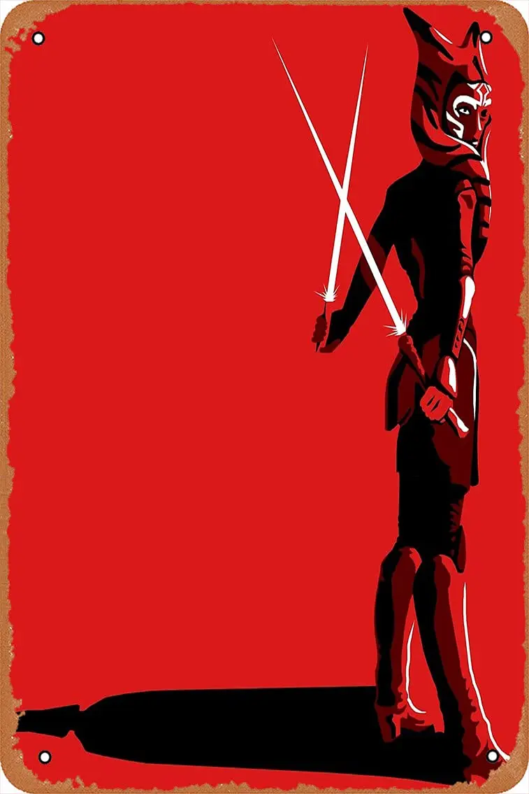 Metal Sign - Ahsoka Tano Tin Poster 12 X 8 Inches