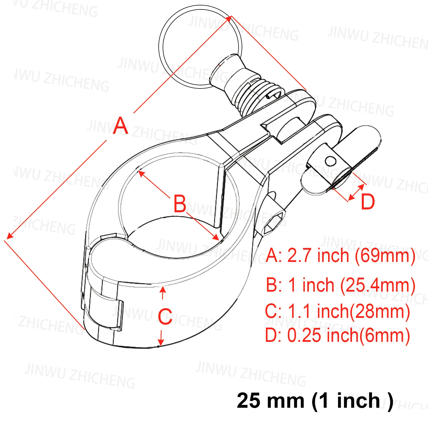 Abrazaderas de montaje de riel de acero inoxidable 316 para barco, Hardware de ajuste deslizante de mandíbula superior Bimini, marino, 22mm/25mm/32mm