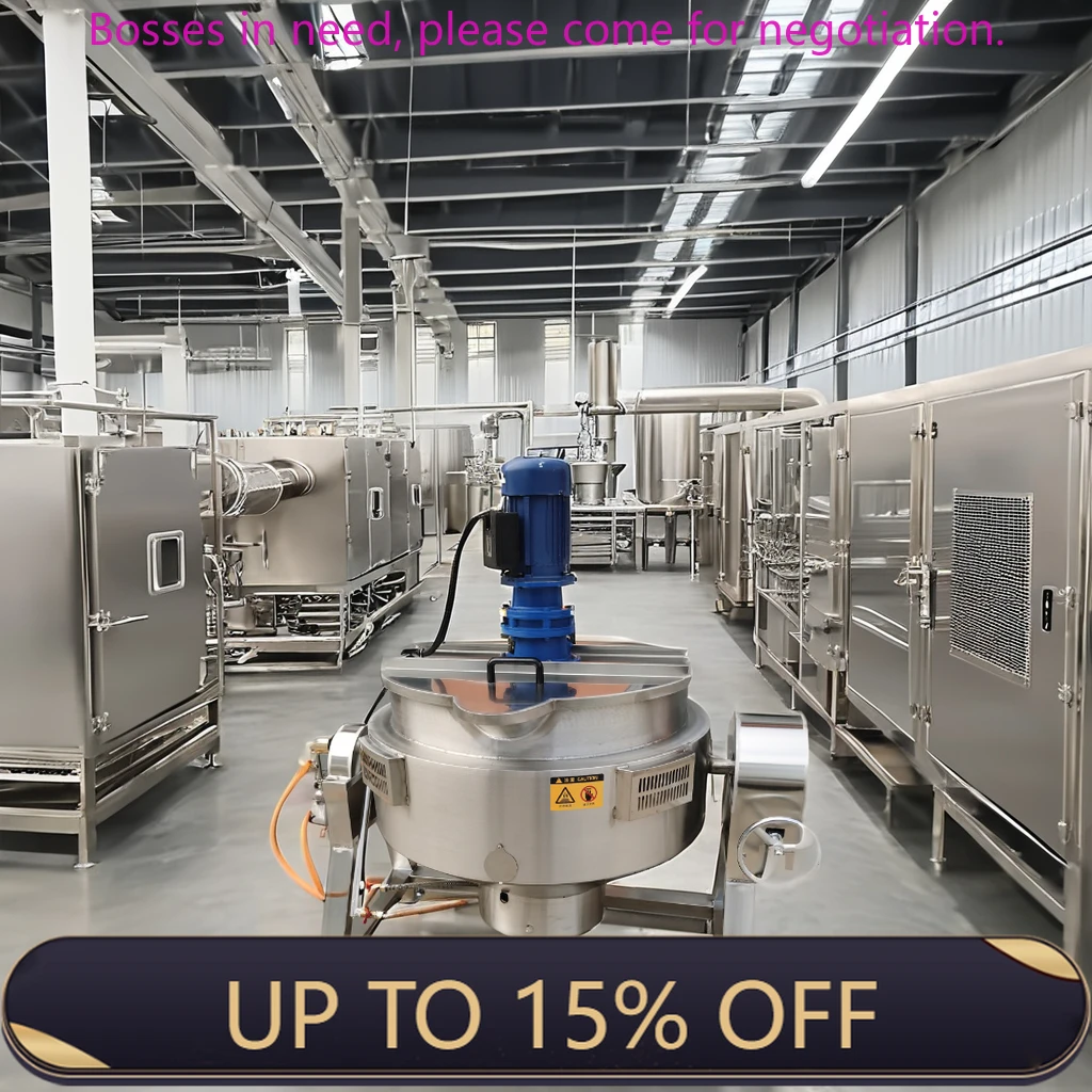 

300L Industrial Jacketed Kettle Industrial Cooking Pot Boiler Kettle, Tiltable, Stirring Gas Sandwich Pot,jacketed Kettle
