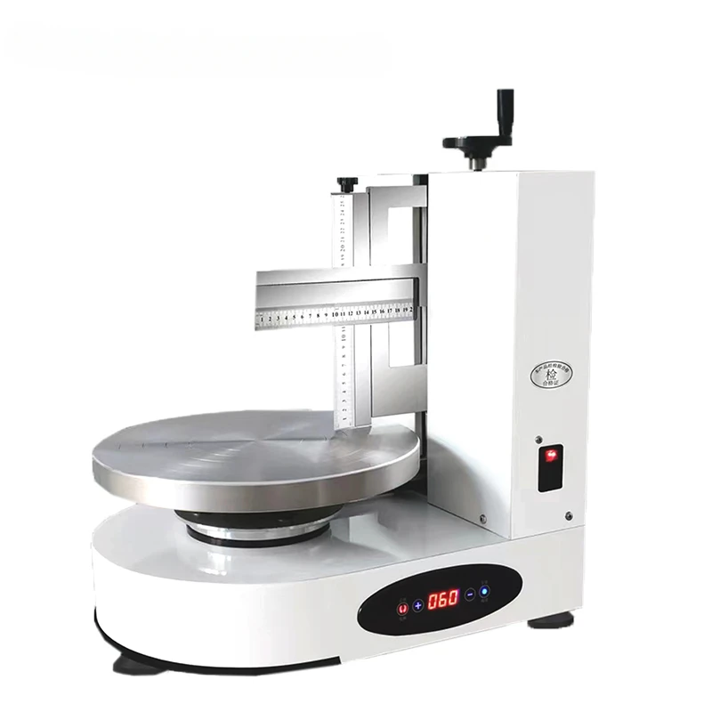 Hot Sale commercial birthday cake decorating machine round cake cream polishing machine cream plastering machine