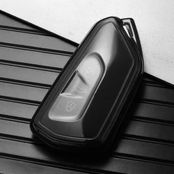 TPU Car Key Case Cover For VW Volkswagen Golf 8 MK8 ID.3 ID.4 Cupra Skoda Octavia A8 SEAT Leon MK4 2020 2021 Formentor Tarraco