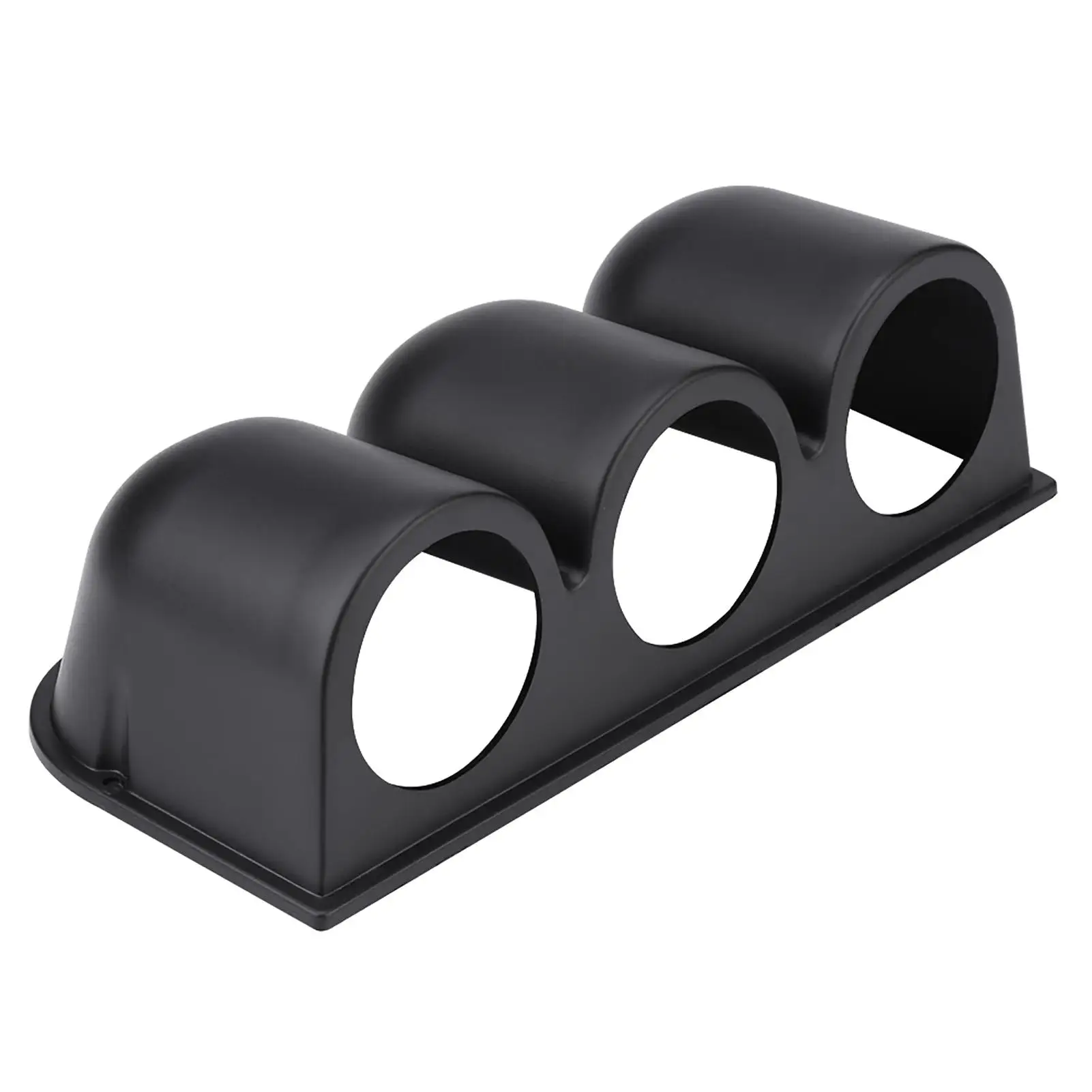 Universal 52mm/2'' Triple Dash Gauge Pod Holder - Black 3 Hole Mount for Car Accessories